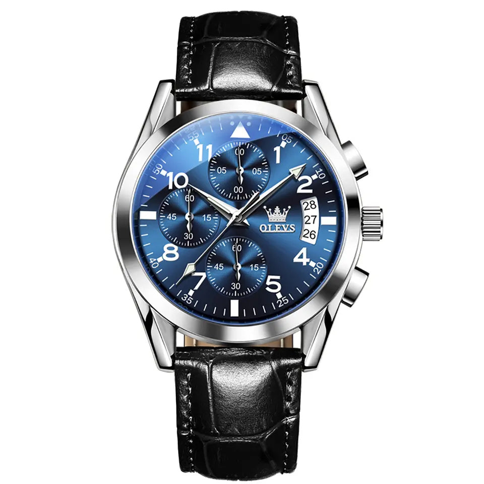 Men Watch OLEVS 2878 Sports Watch Blue