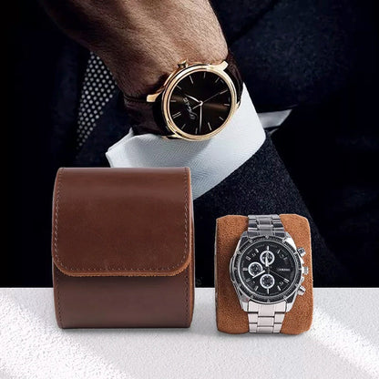 Triple Watch case - Brown