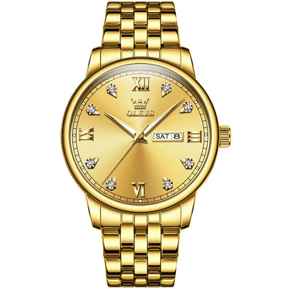 OLEVS Men Luxury Watch 5525 Gold