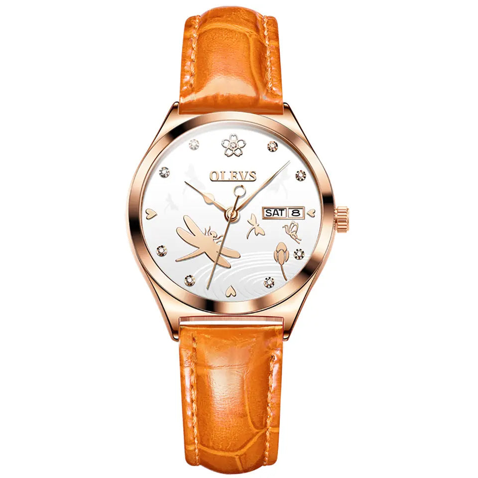 OLEVS Lady's Dragonfly Orange