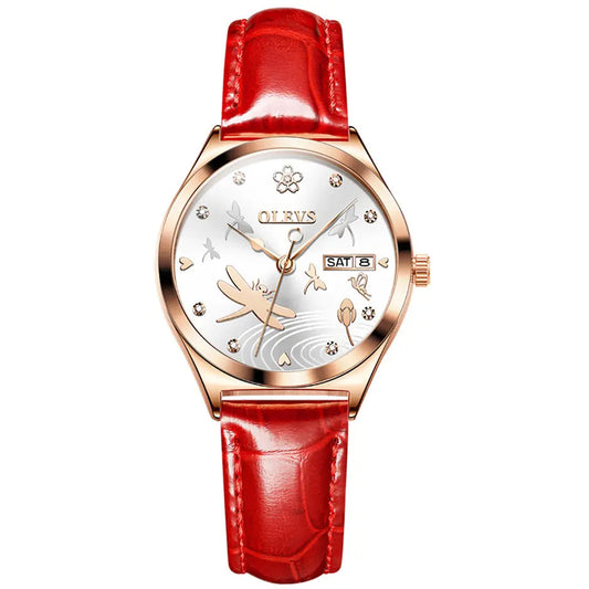 OLEVS Lady's Dragonfly Red