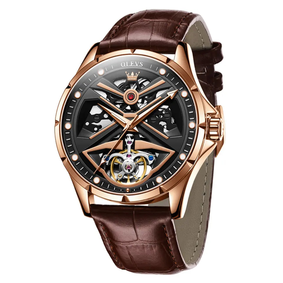 OLEVS Men Luxury Watch 6655 Brown