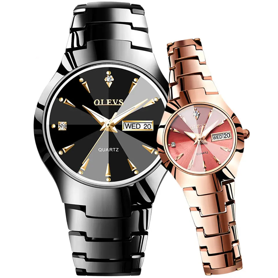 OLEVS Lady's Lovers Rose Gold