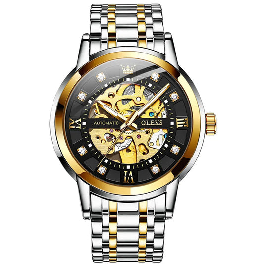 OLEVS Men Luxury Watch 9901 Black Gold