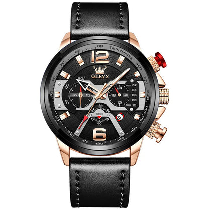 Men Watch OLEVS 9915 Sports Fashion Black