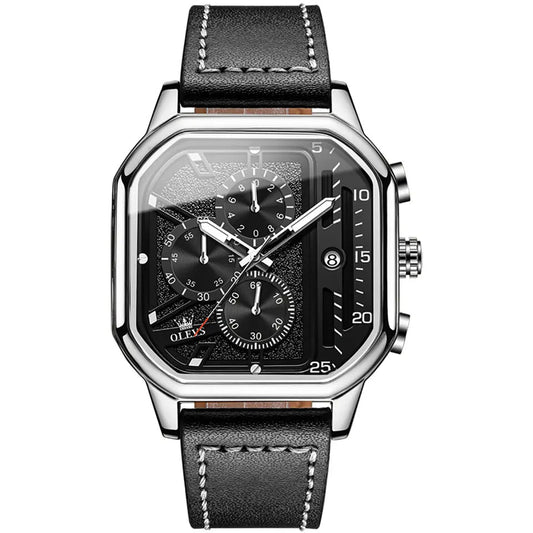 Men Watch OLEVS 9950  Silver