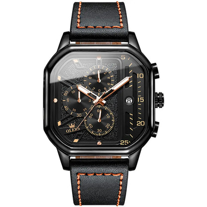 Men Watch OLEVS 9950  Black