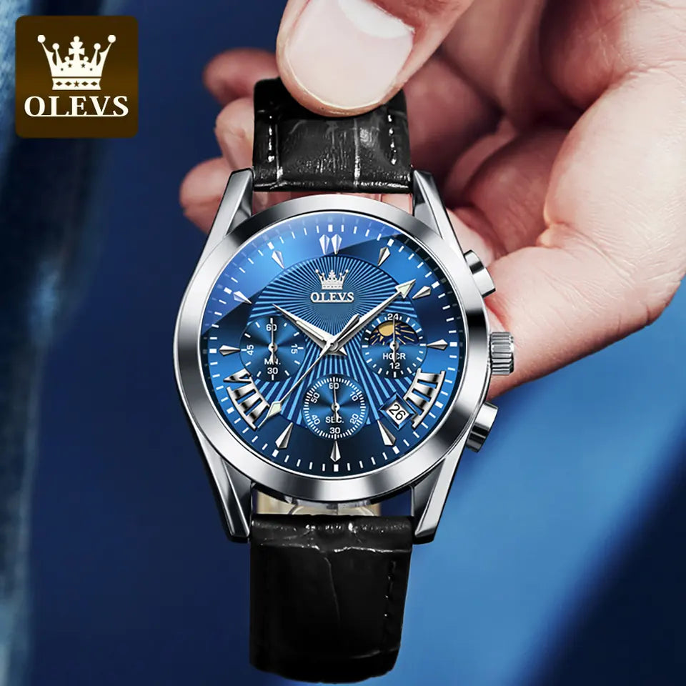 OLEVS Men Luxury Watch 2876 Black