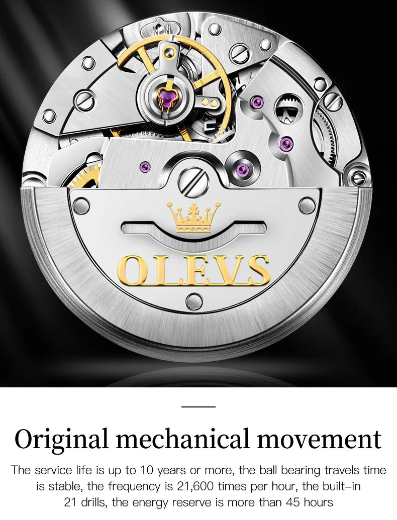 OLEVS Men Luxury Watch 6603 Blue