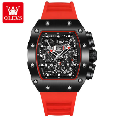 OLEVS Men Sports Watch 3608 Black