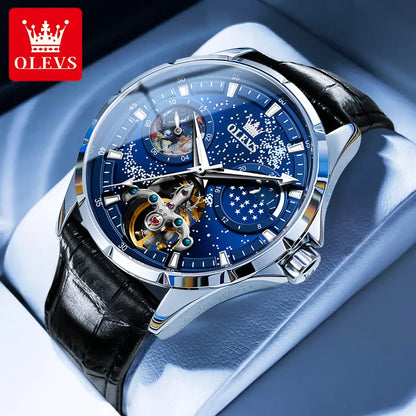 Men Watch OLEVS 6671  Blue