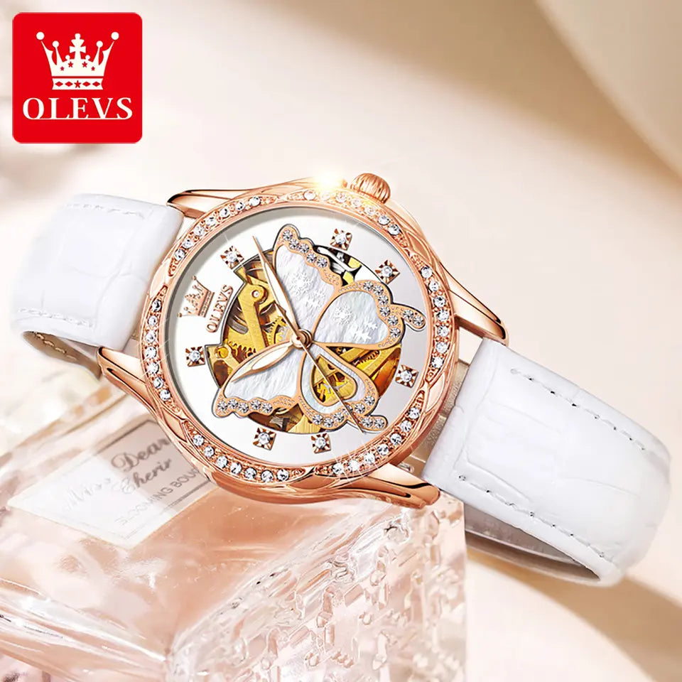 OLEVS Lady's Butterfly II - Ceramics strap