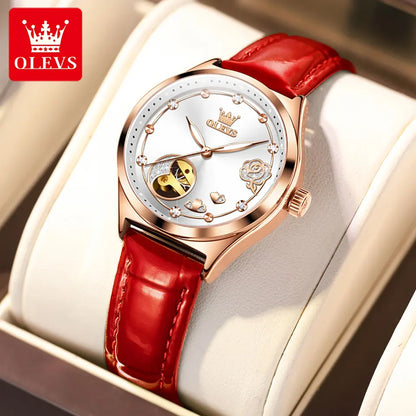 OLEVS Lady's Tiny Rose Red