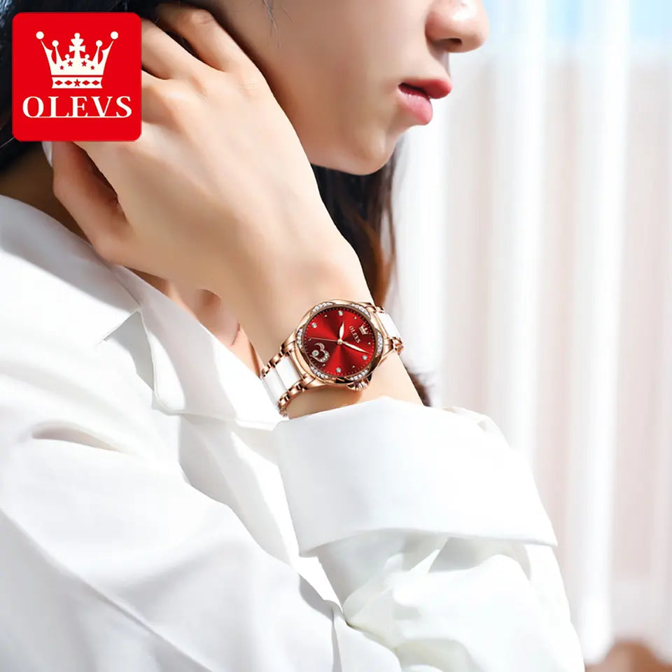 OLEVS Lady's Heart Red