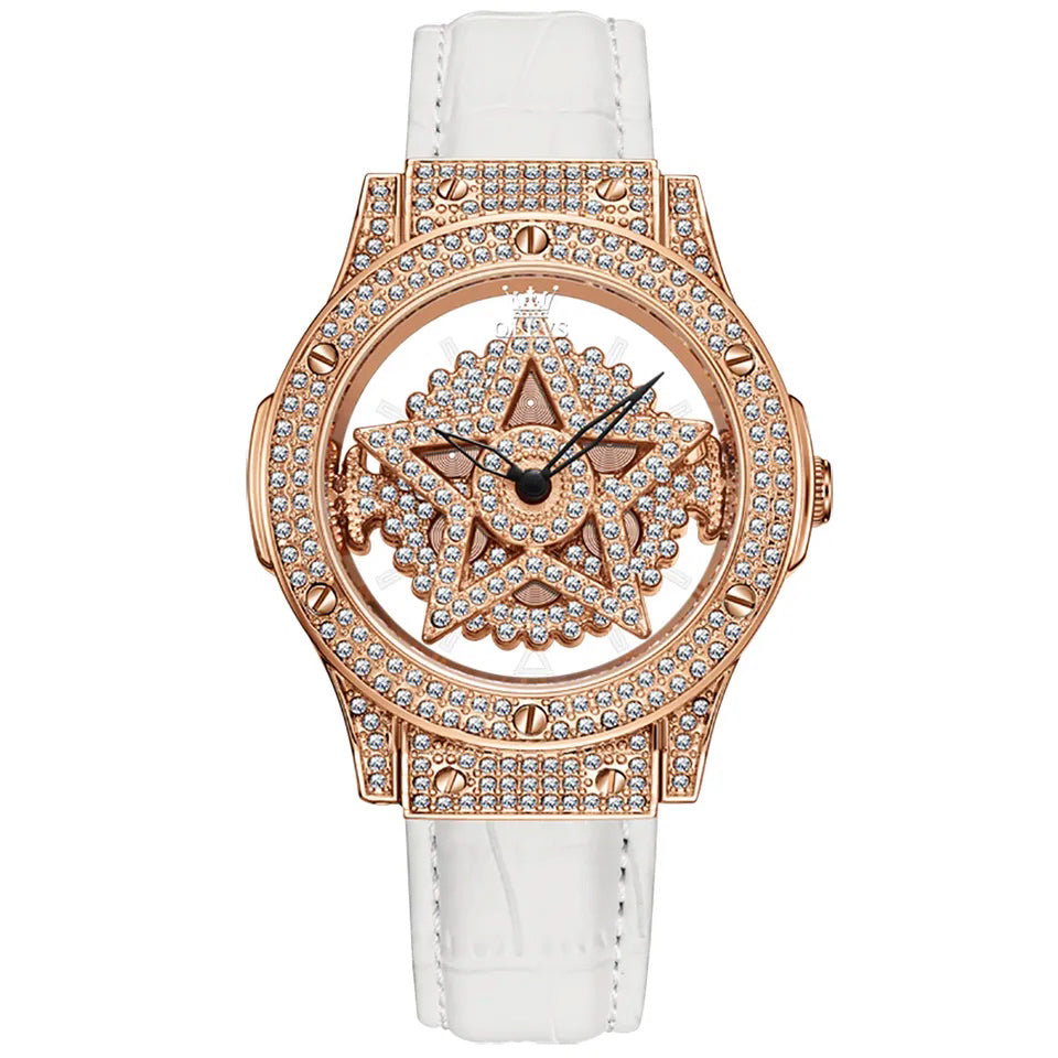 OLEVS Lady's Snowflake Gold